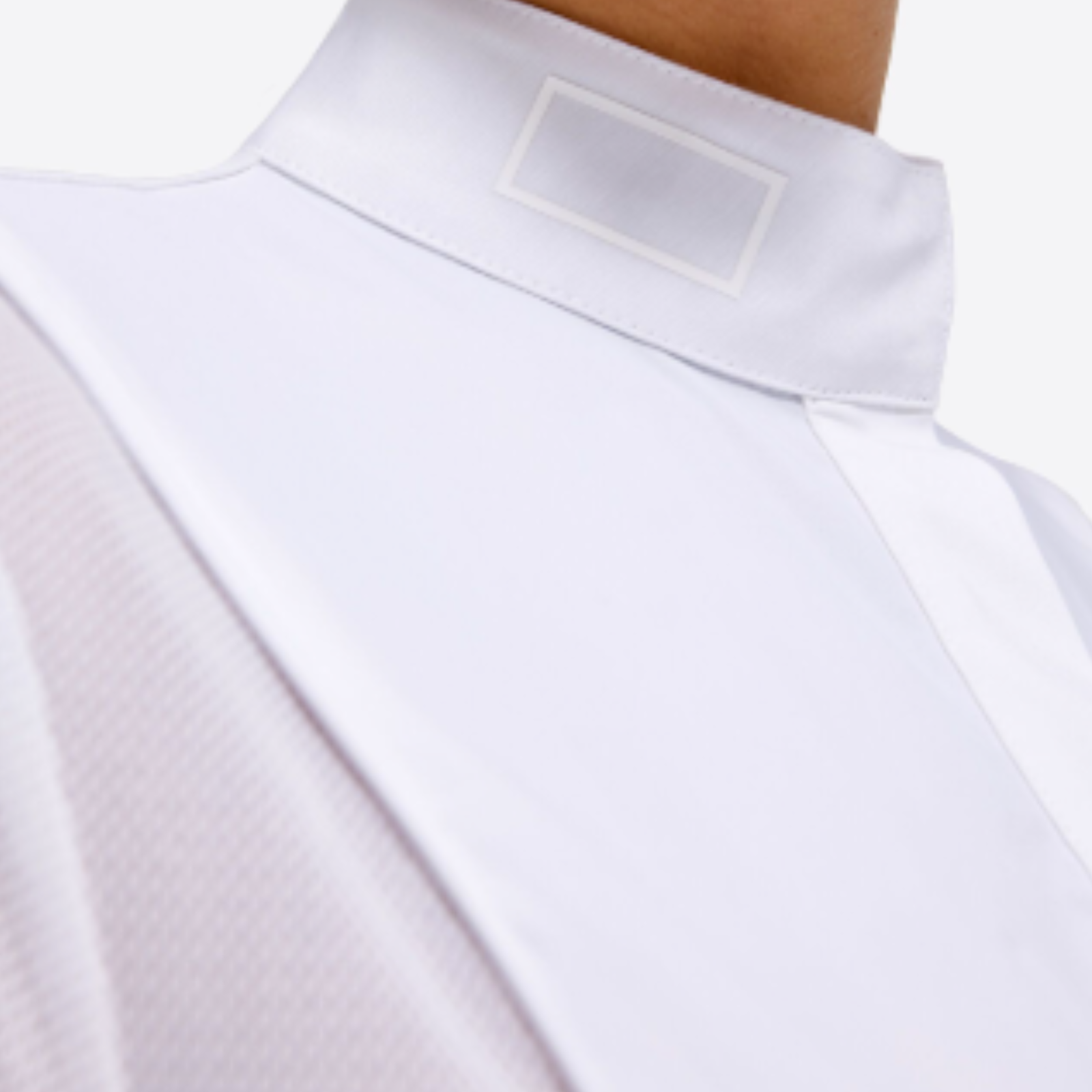 RG Jersey and Mesh S/S Competition Polo in White - Women's Small