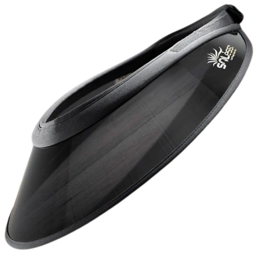 Soless Velcro UV-Blocking Visor in Black
