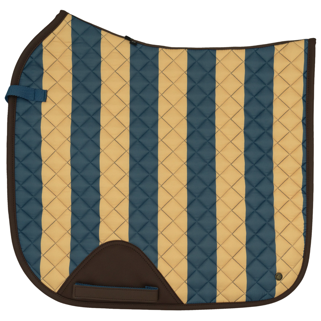 Sixteen Cypress Dressage Saddle Pad in Hampton Stripe