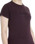 LeMieux 'Classique' Sparkle T-Shirt in Damson 