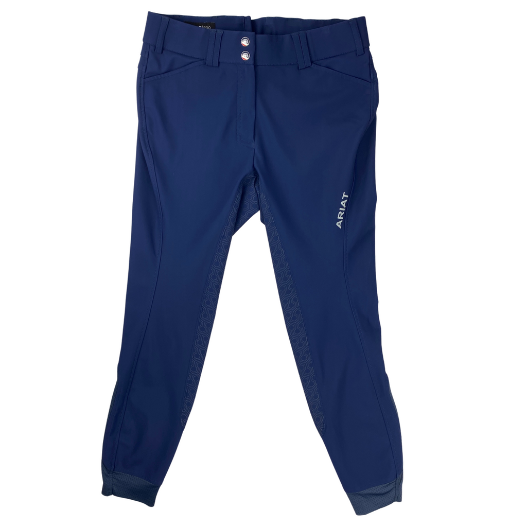 Ariat 'Tri Factor Grip' Full Seat Breeches in Navy