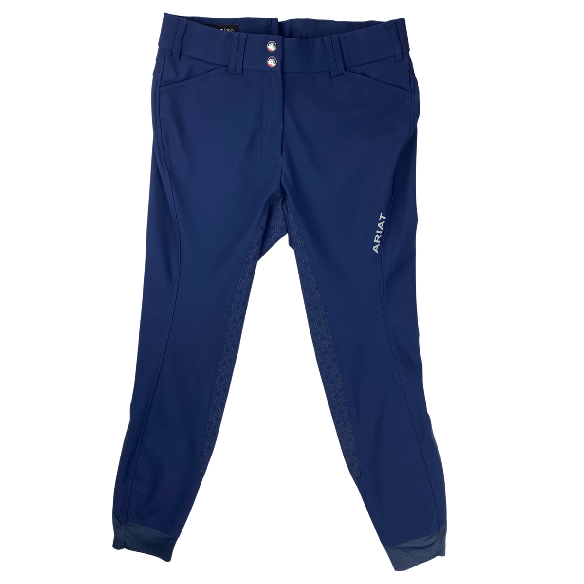 Ariat 'Tri Factor Grip' Full Seat Breeches in Navy
