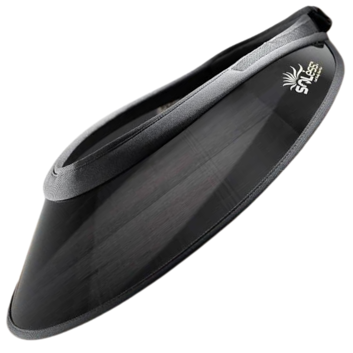 Soless Velcro UV-Blocking Visor in Black