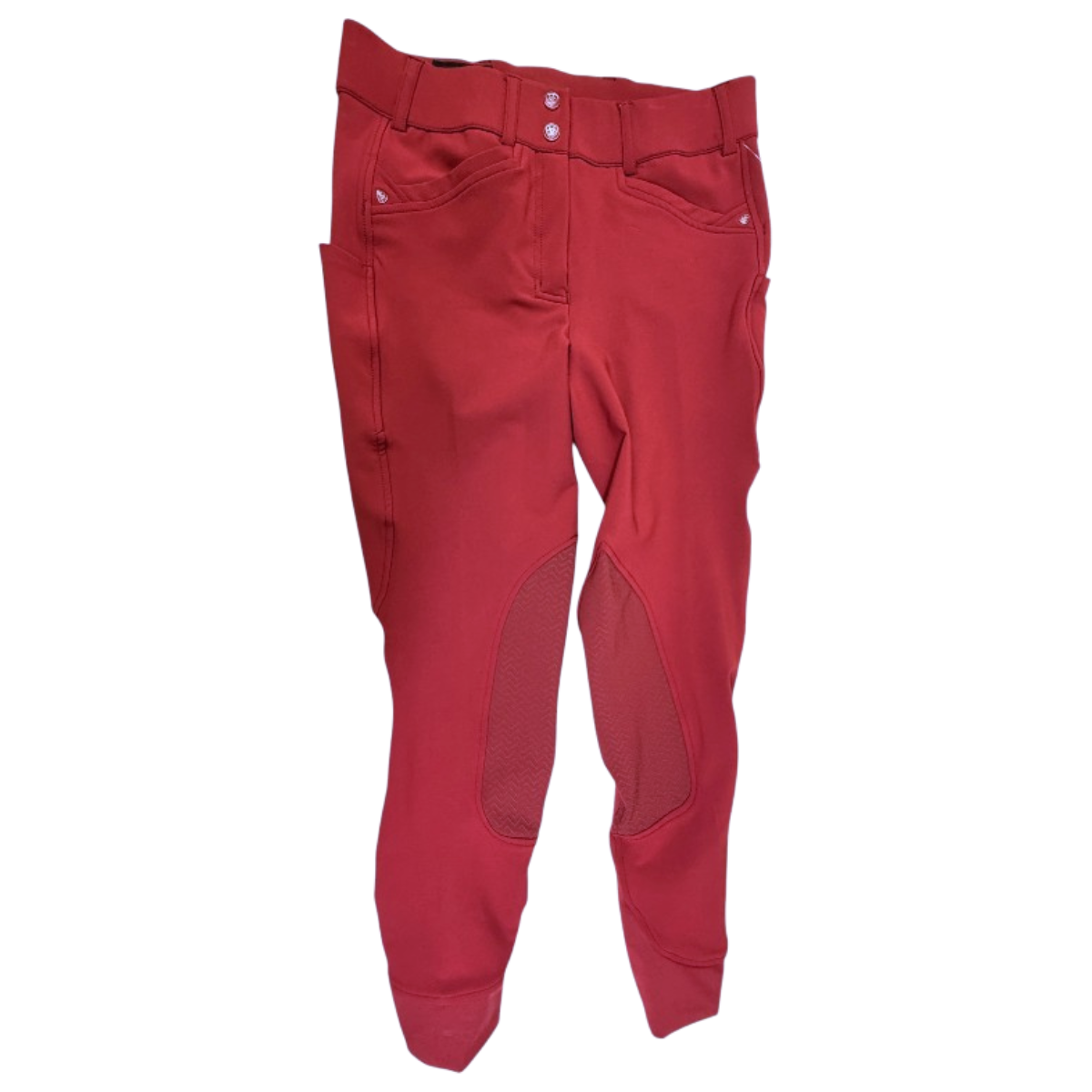 Ariat 'Prelude' Knee Patch Breeches in Paprika