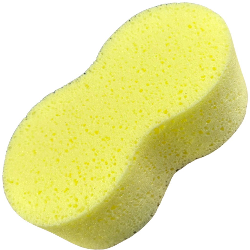 Poly Dog Bone Shaped Sponge in Yellow