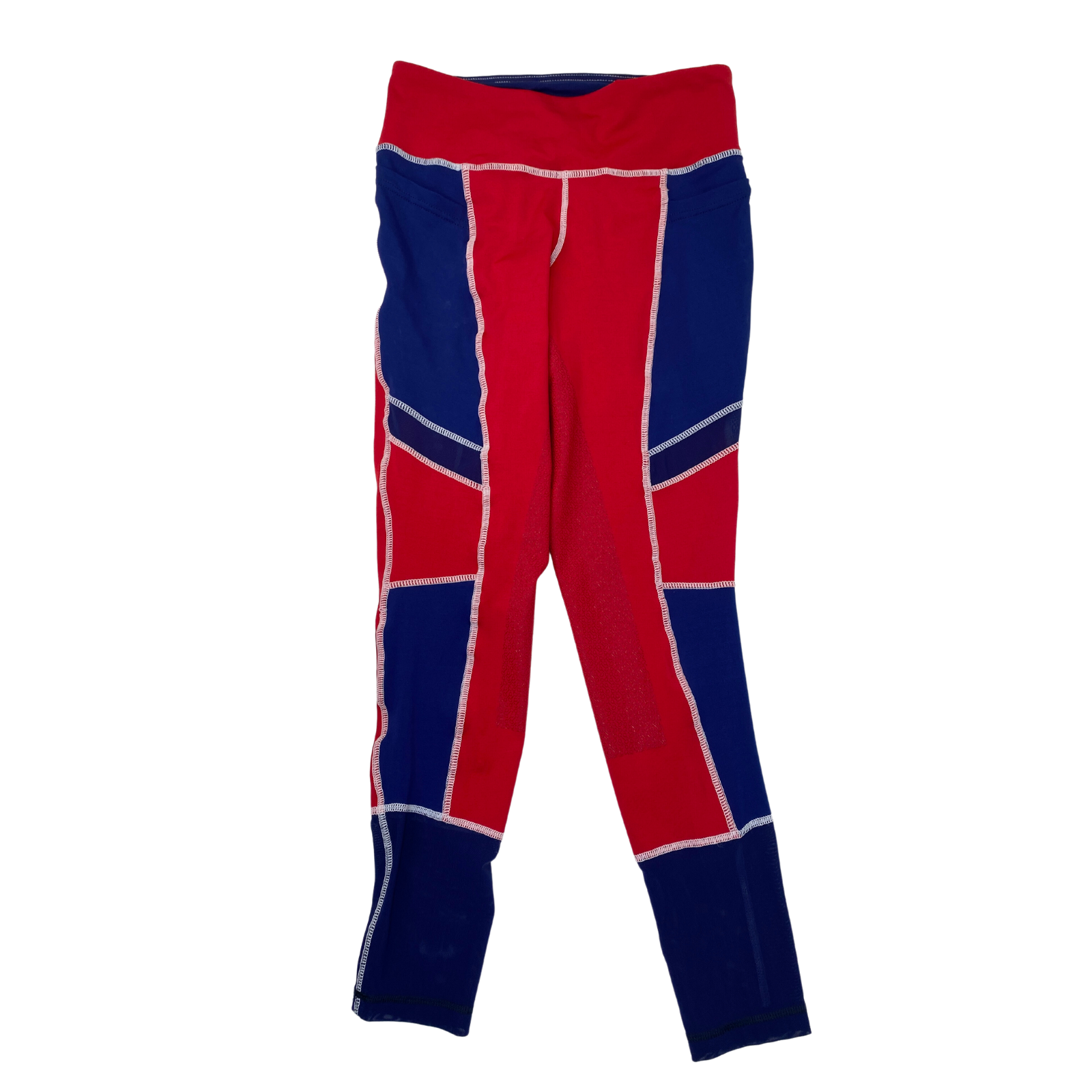 Dover Saddlery 'Stride' Tech Tight in Red/Blue