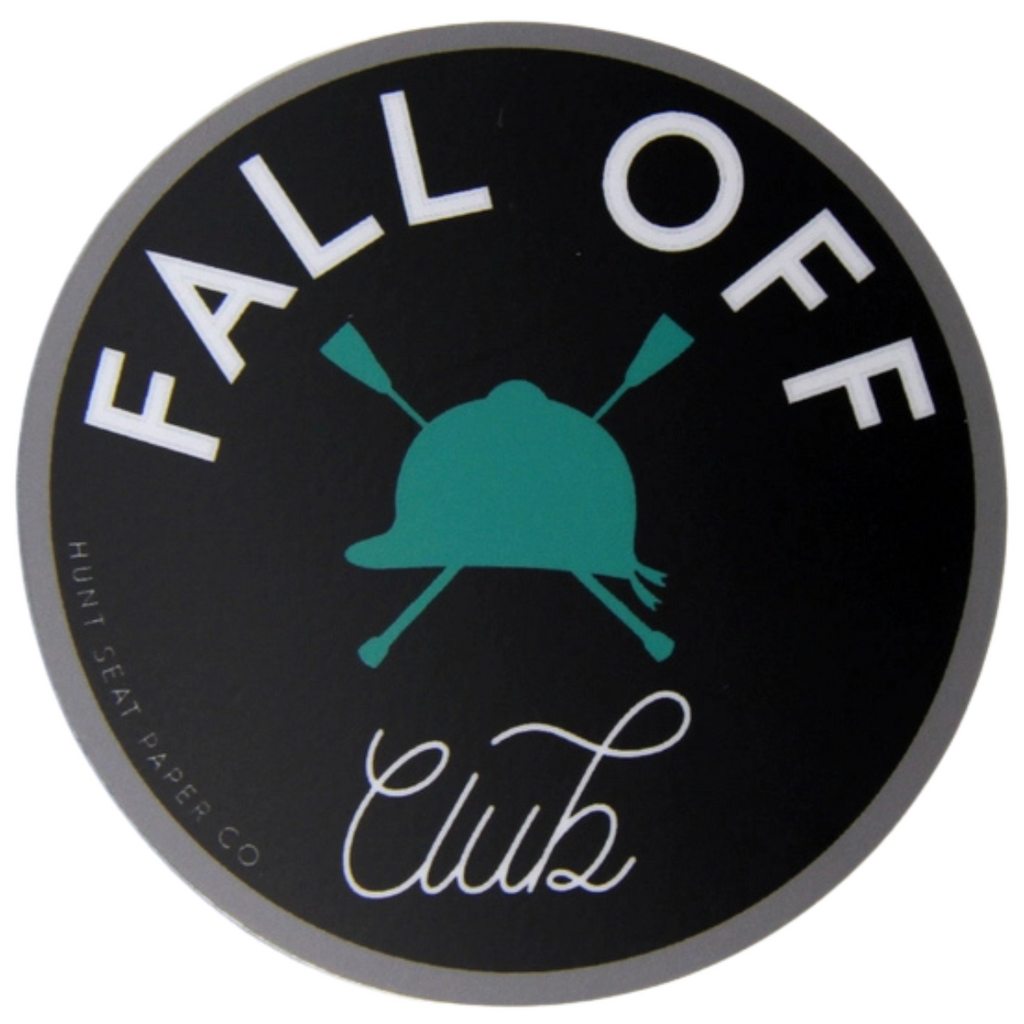 Hunt Seat Paper Co. 'Fall Off Club' Sticker