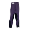 Back of Noble Equestrian 'Balance' Tights in Grape