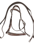 Ovation Classic Fancy Stitched Raised Comfort Bridle in Brown