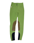 Tailored Sportsman 'Trophy Hunter' Boot Sock Breeches in Avocado/Tan