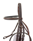 Ovation Classic Fancy Stitched Raised Comfort Bridle in Brown