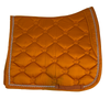 Equestrian Stockholm Dressage Saddle Pad in Pumpkin