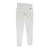 Horse Gloss Winter Riding Legging in White