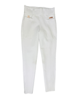 Horse Gloss Winter Riding Legging in White