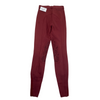 Back of SmartPak 'Piper' Knit Knee Patch Breeches in Brick Red
