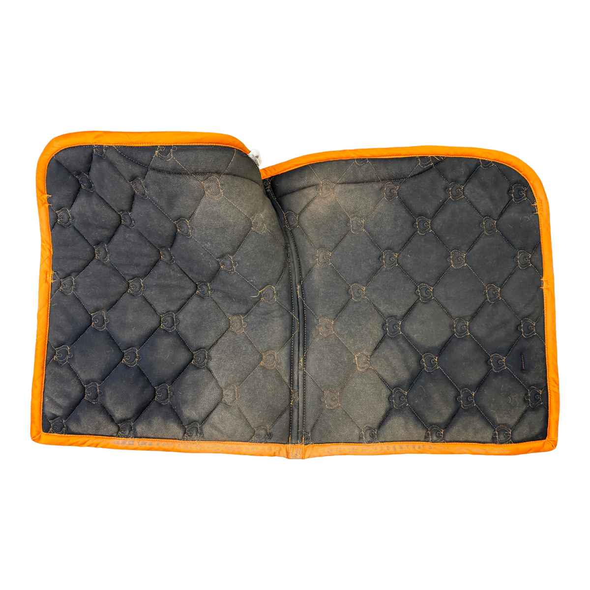 Equestrian Stockholm Dressage Saddle Pad in Pumpkin