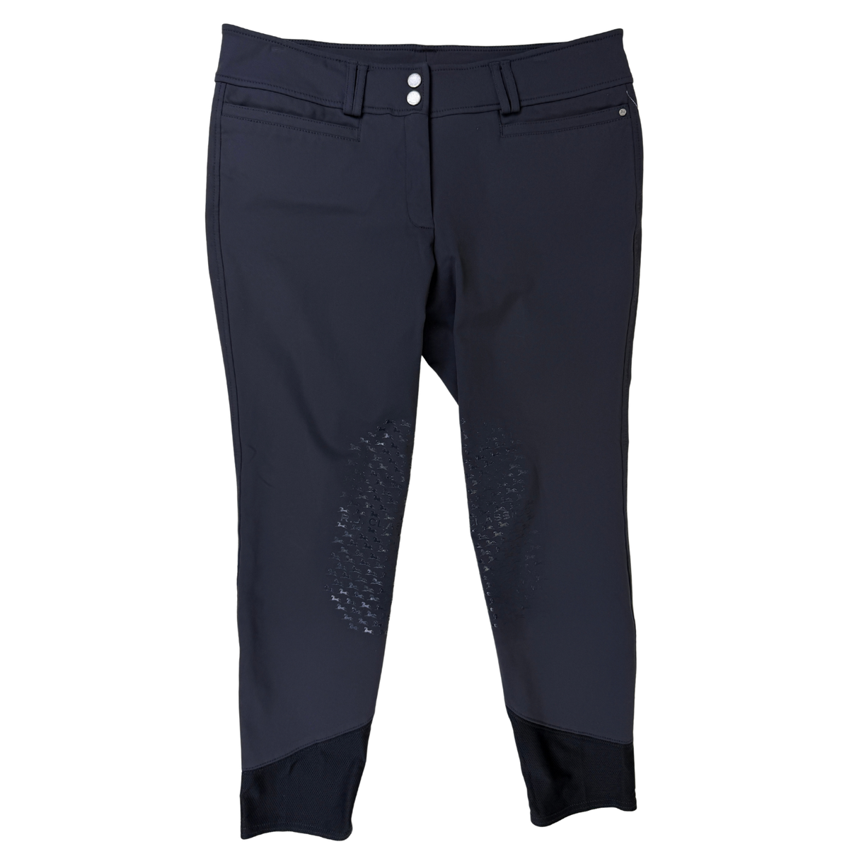 RJ Classics 'Harper' Knee Patch Breeches in Grey