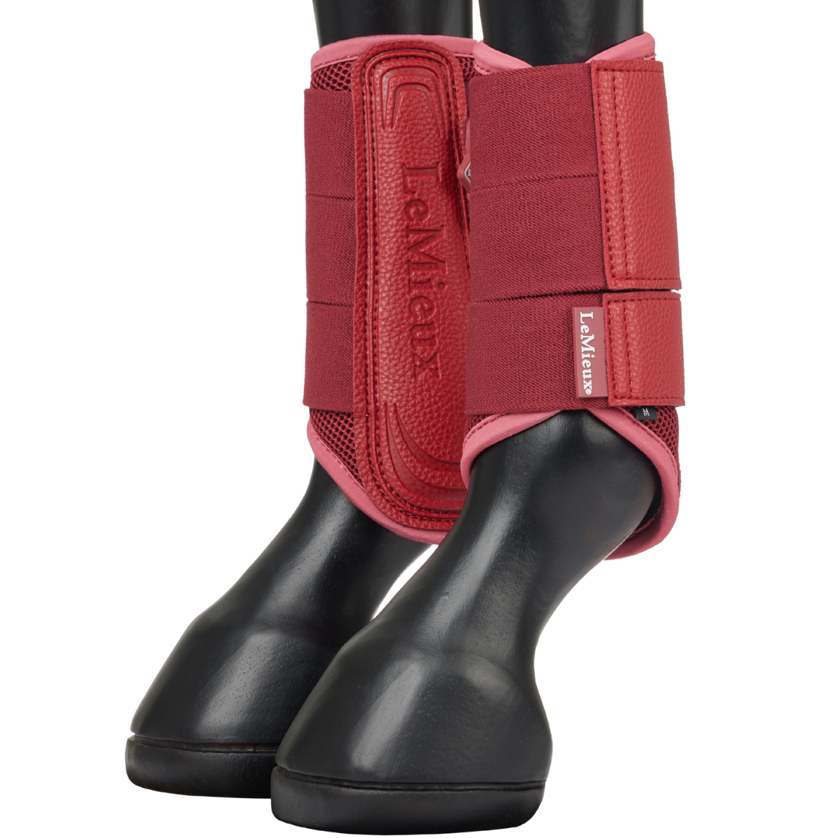 LeMieux &#39;Arika&#39; Mesh Brushing Boots in Ember