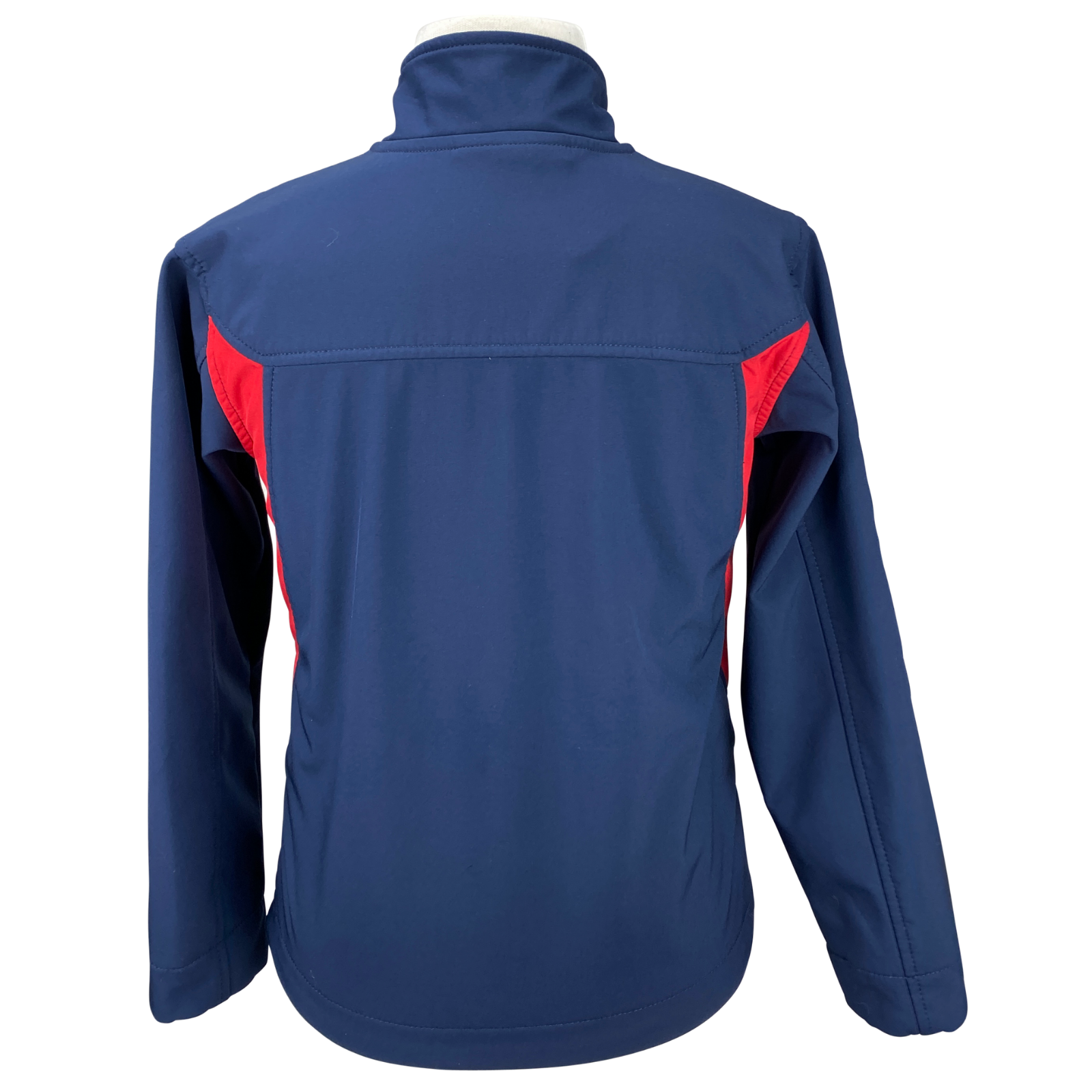 Ariat Team Softshell Jacket in Navy/Red - Children's Small