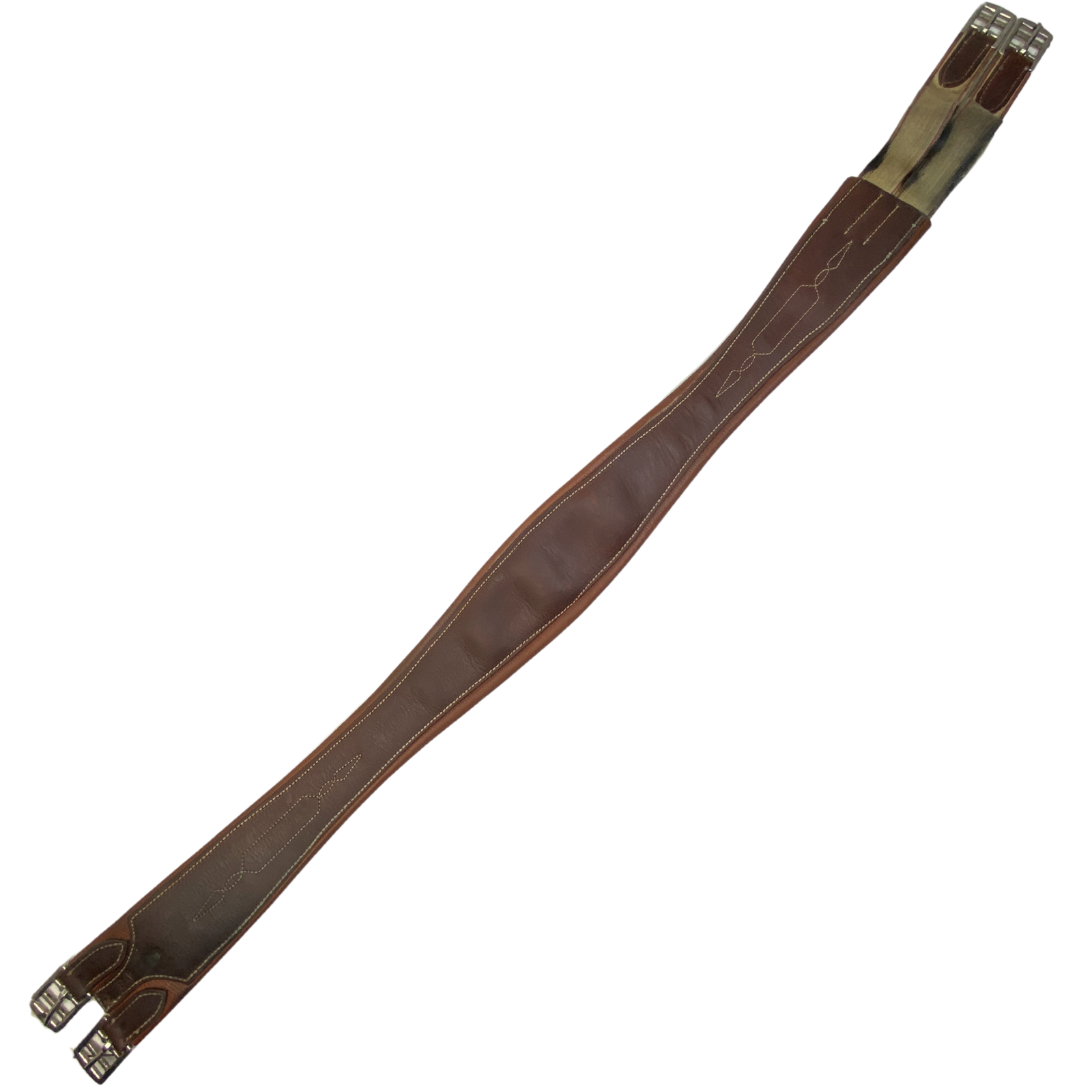 EquuSport Custom Leather Girth in Oakbark/Hazelnut