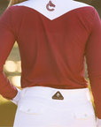 CRINIĒRE Amelie Show Shirt in Merlot