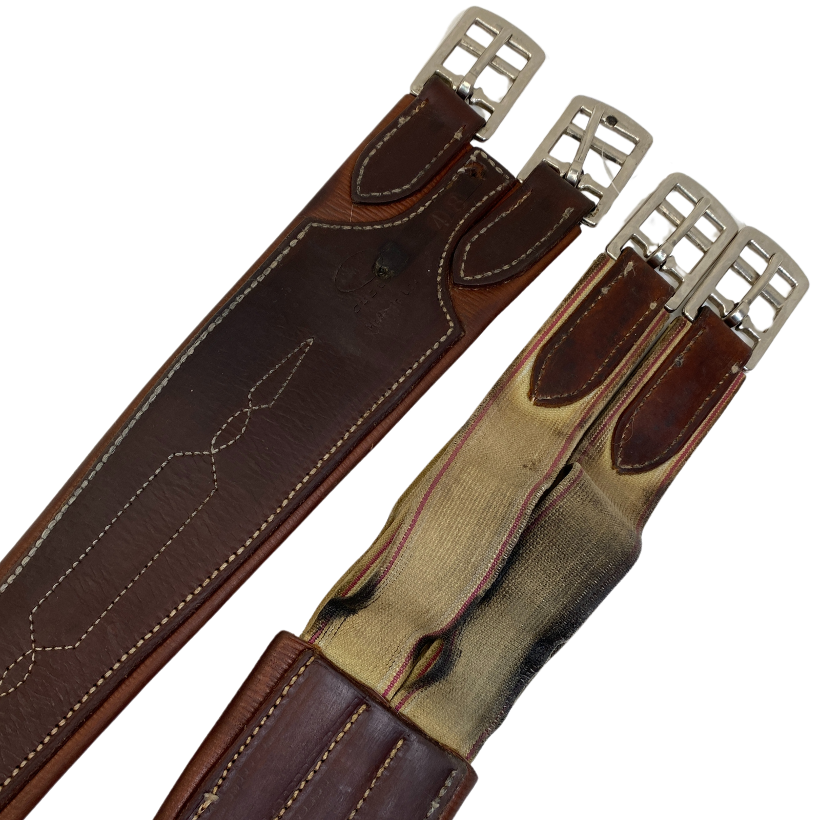 EquuSport Custom Leather Girth in Oakbark/Hazelnut