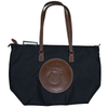 Tucker Tweed 'Devon Day' Polo Bag in Black/Chestnut