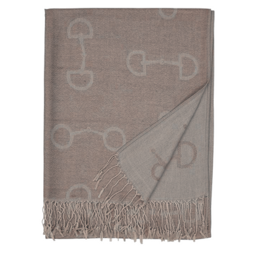 Lila Snaffle Bit Scarf  in Brown - 28