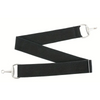 Elastic Snaffle Bit Belt in Black/Silver 