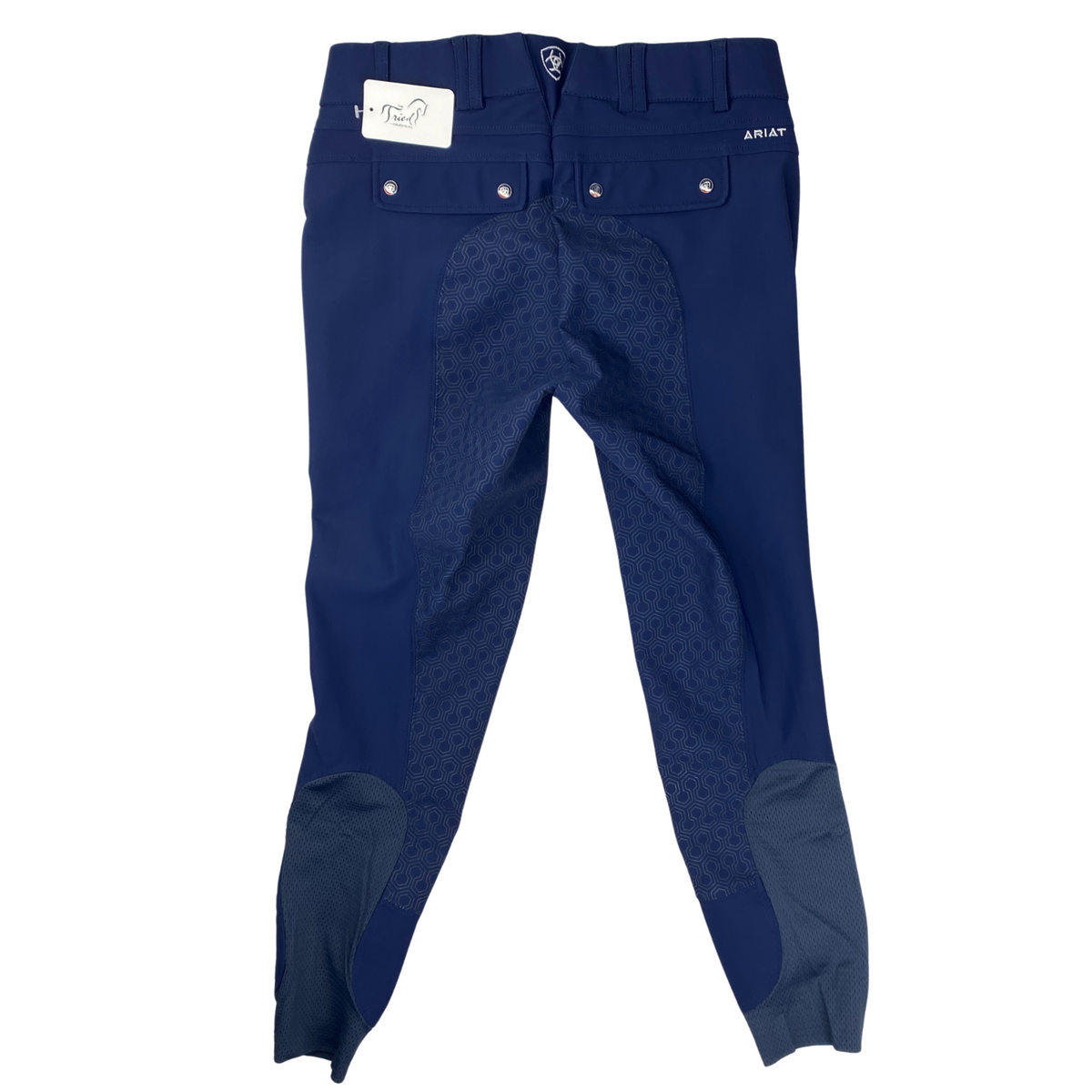Ariat 'Tri Factor Grip' Full Seat Breeches in Navy