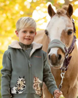 LeMieux Vogue Fleece Halter in Damson