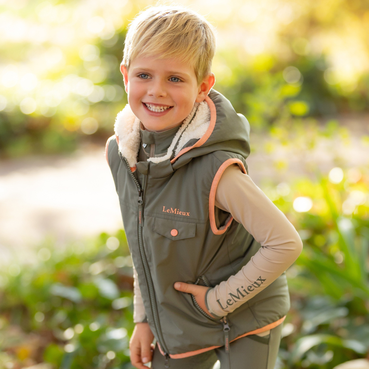 LeMieux Mini 'George' Gilet in Rosemary