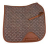 Sixteen Cypress Dressage Saddle Pad in Herringbone/Cognac