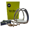 Tech Stirrups 'Hunter/Jumper' Sloped Showing Safety Stirrup Bundle in Stainless Steel 