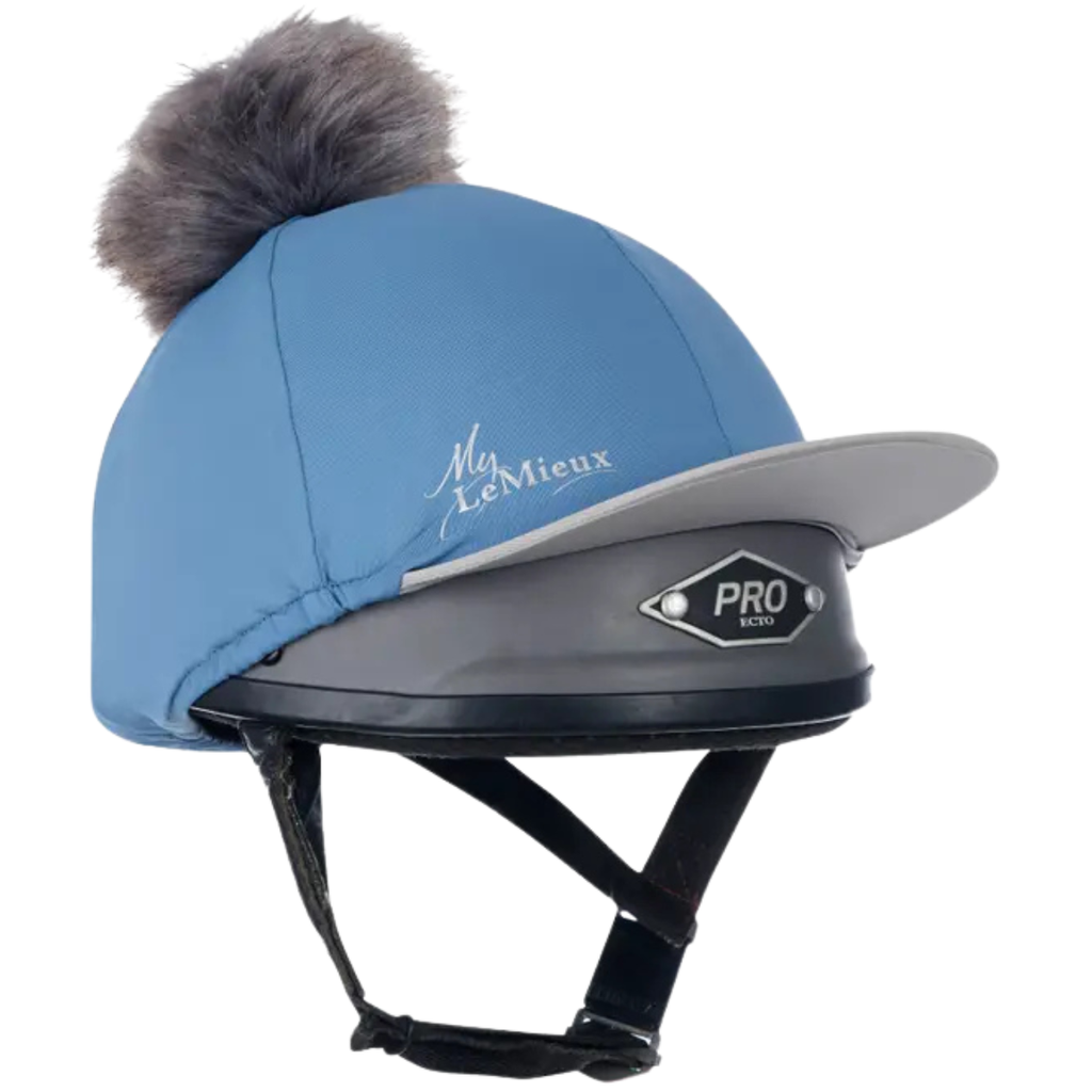 LeMieux Pom Hat Silk in Ice Blue