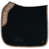 Sixteen Cypress Dressage Saddle Pad in Black & Gold Leaf