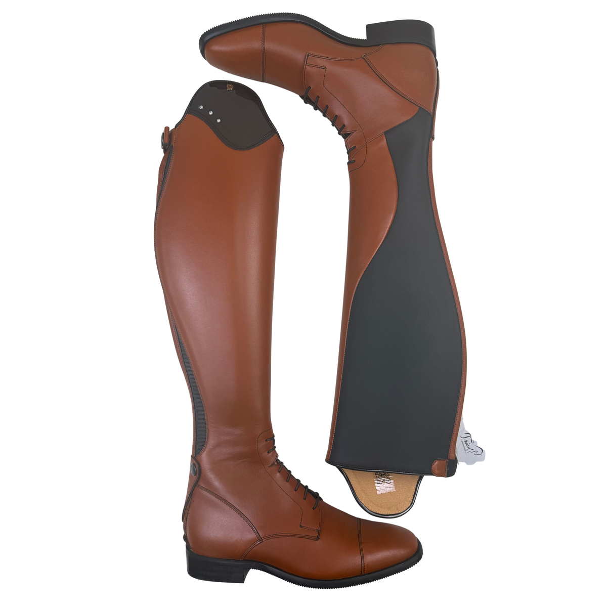 Petrie Custom Field Boots in Cognac