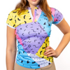 Spiced Equestrian Siren Dry-Fit Polo in Radical - Women's XL
