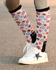 Dreamers & Schemers Boot Socks in Wildflowers