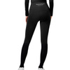Equestrian Stockholm 'Jump Movement' Knee Patch Riding Tights in Black - Women's XXS