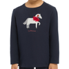 LeMieux Mini 'Jessie' Long Sleeve Shirt in Navy