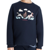 LeMieux Mini 'Poppy' Long Sleeve Shirt in Navy