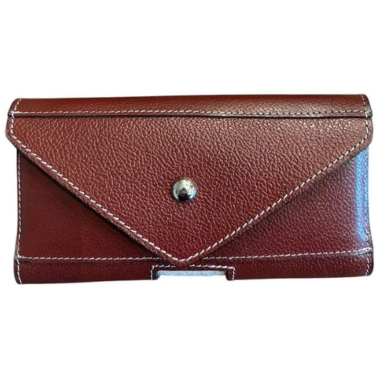 Kunkle Leather Cell Phone Case in Burgundy