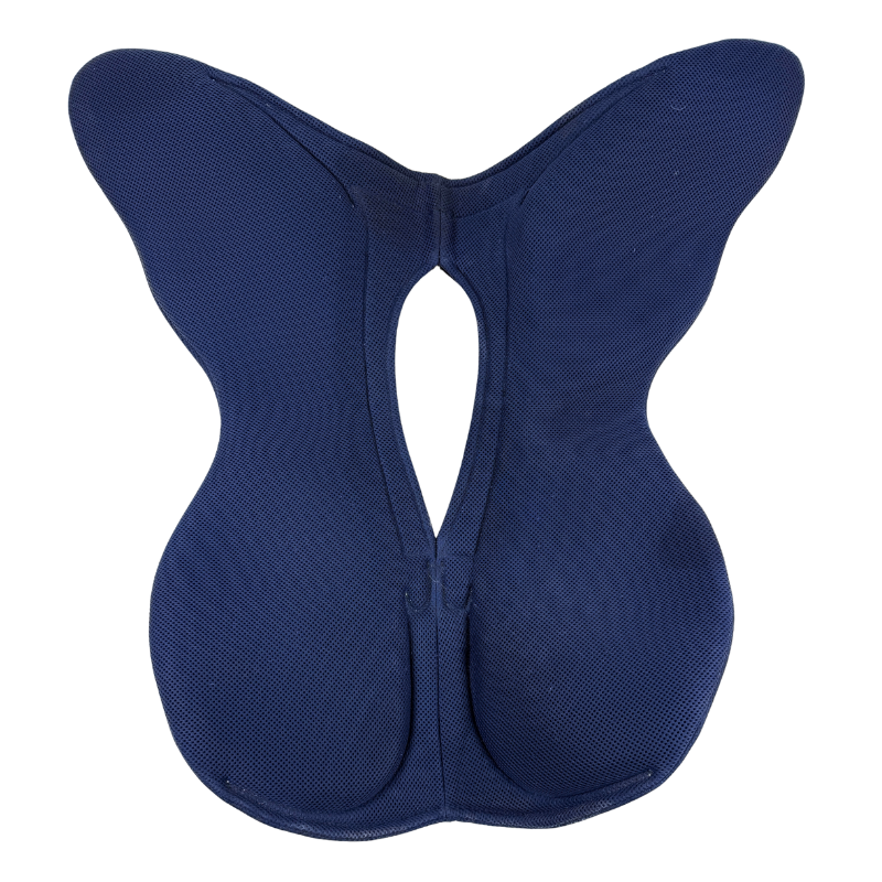 Voltaire Design Half Pad in Navy/Brown - Full