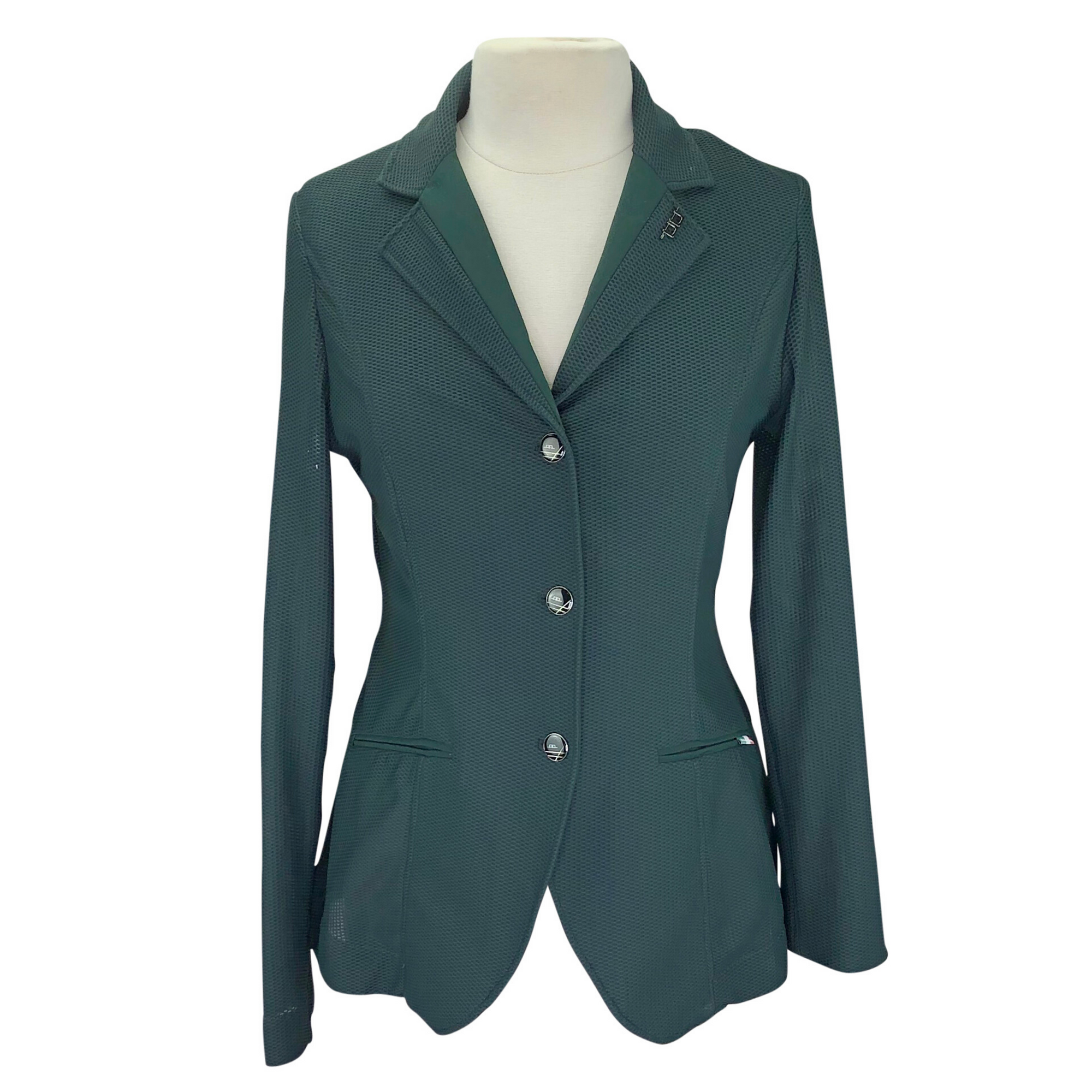 AA Platinum 'MotionLite' Show Coat in Hunter Green - Women's XXS