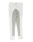 Free Ride Equestrian Children's 'Lux' Breeches in White/Grey