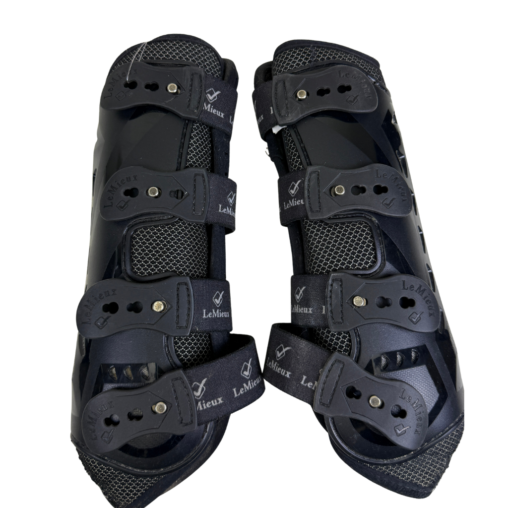 LeMieux Ultra Mesh Snug Front Boots in Black