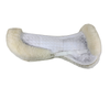 Mattes Dressage Half Pad w/ Rear Trim in White