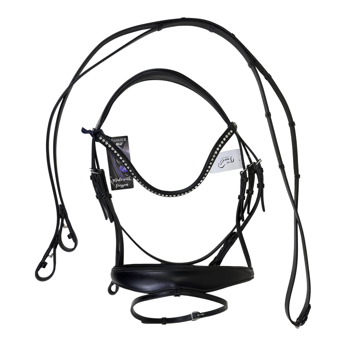PassierBlu 'Spirit' Snaffle Bridle in Black