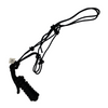 Rope Halter w/ Attached Lead in Black